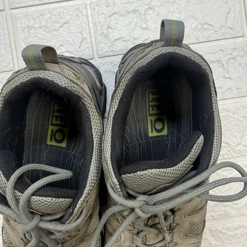 Oboz Sawtooth 2 Low Mens Grey Hiking Trail Shoes Size 10